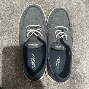 Skechers Navy Slip-On Sneakers